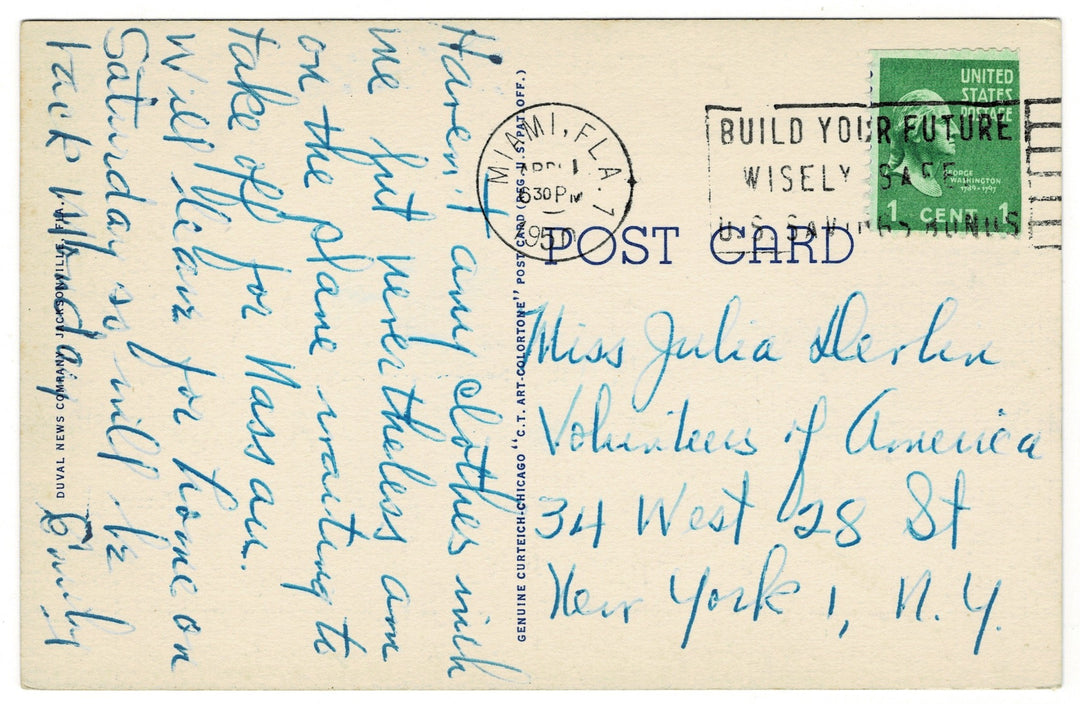 Vintage postcard.