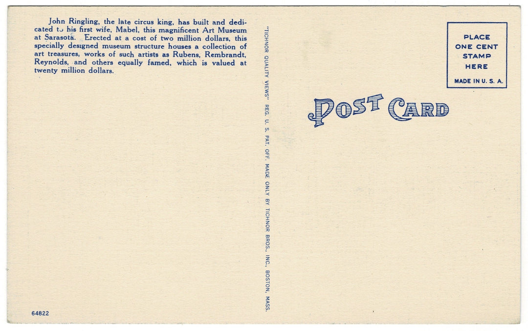 Vintage postcard.
