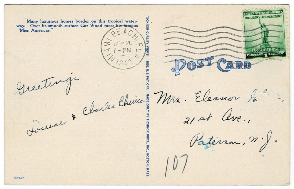 Vintage postcard.