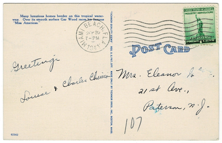 Vintage postcard.