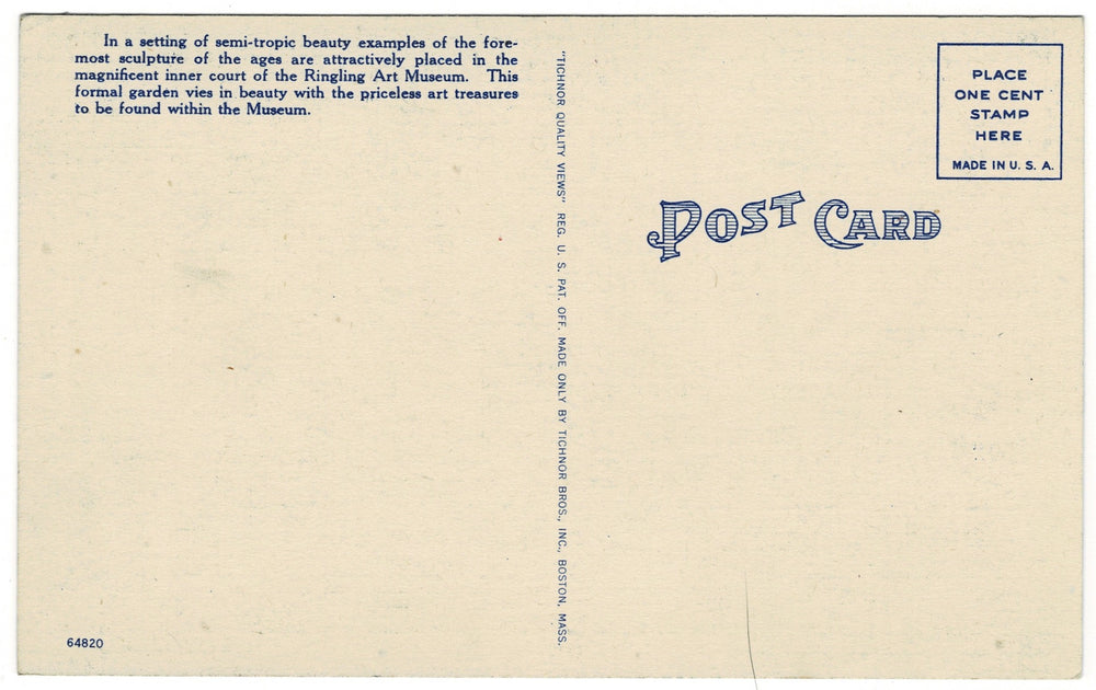 Vintage postcard.