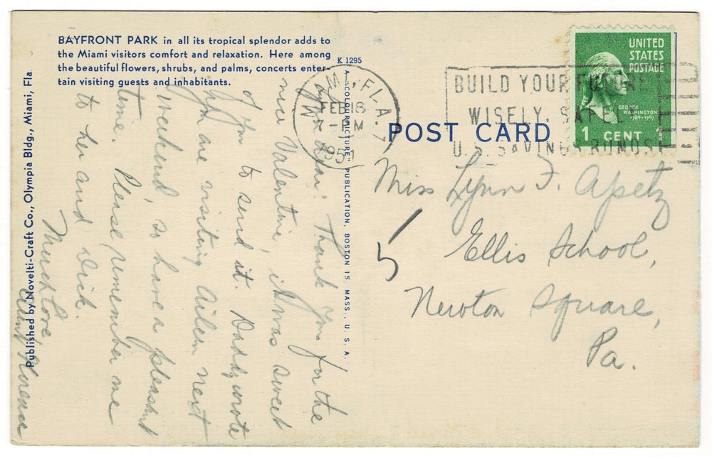 Vintage postcard.