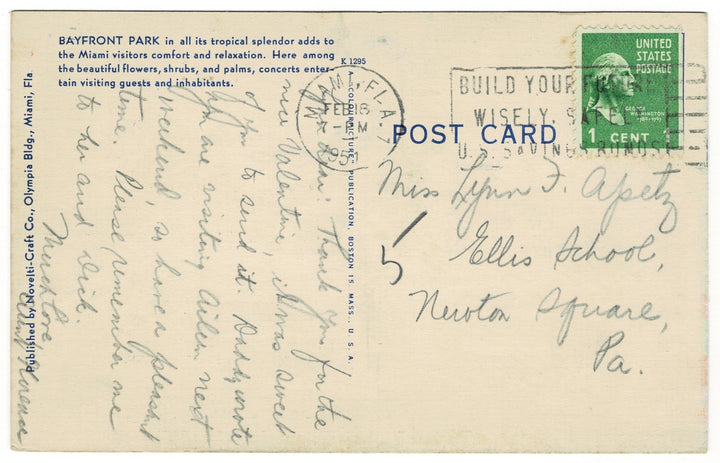 Vintage postcard.