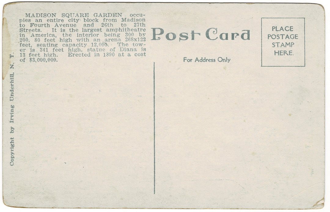 Vintage postcard.