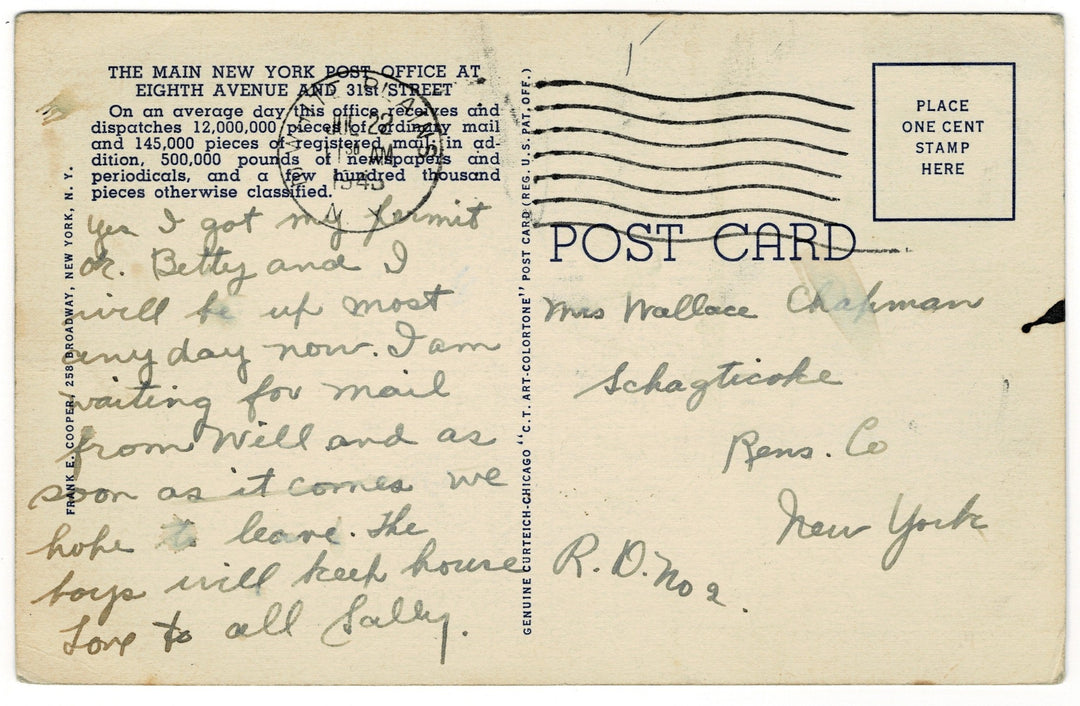 Vintage postcard.