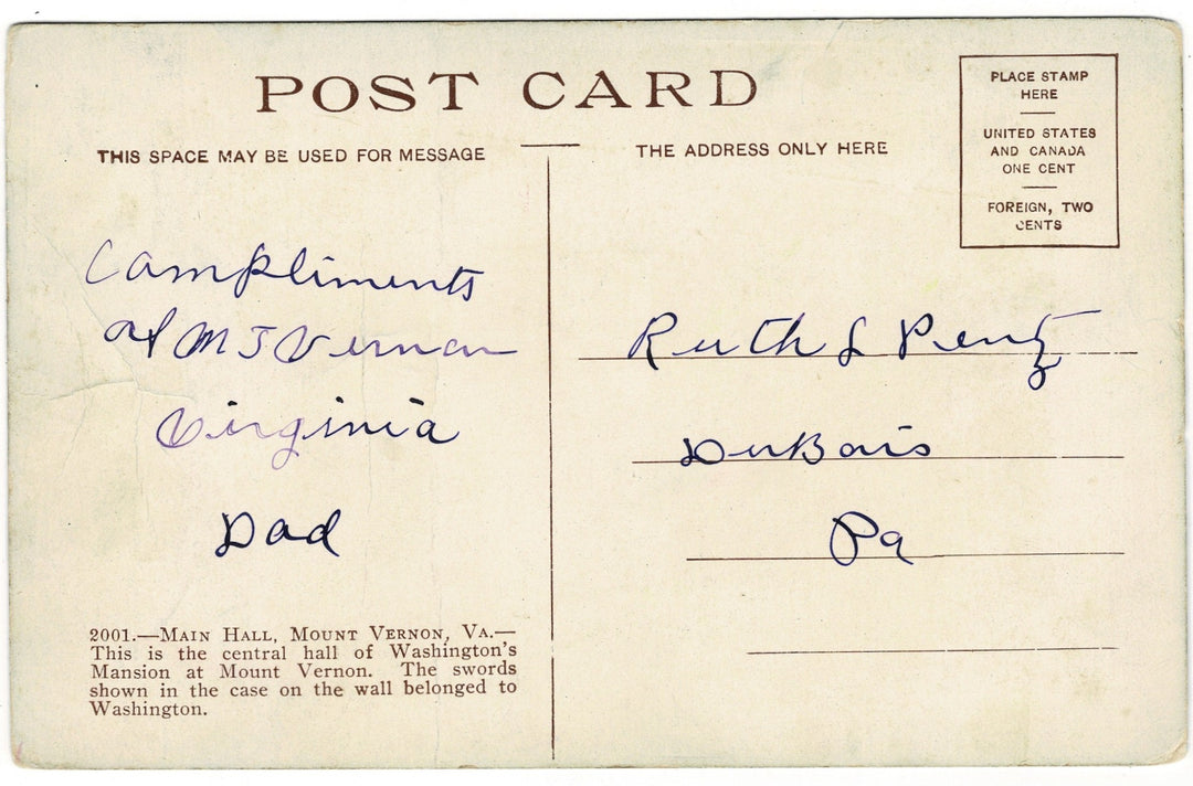 Vintage postcard.