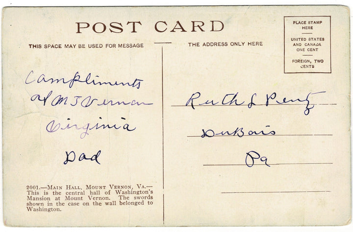 Vintage postcard.