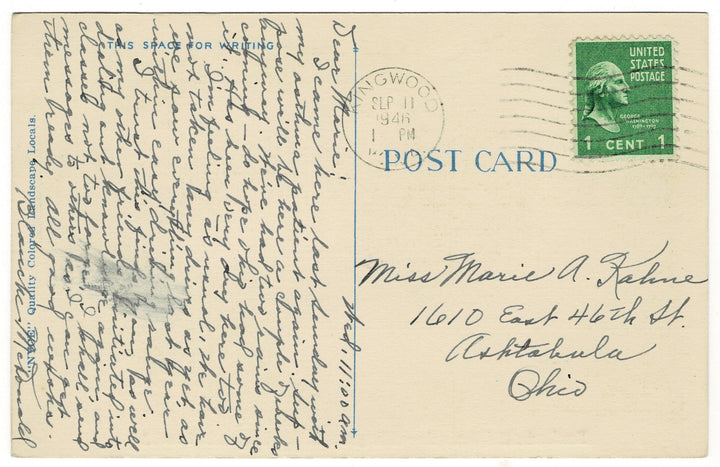 Vintage postcard.