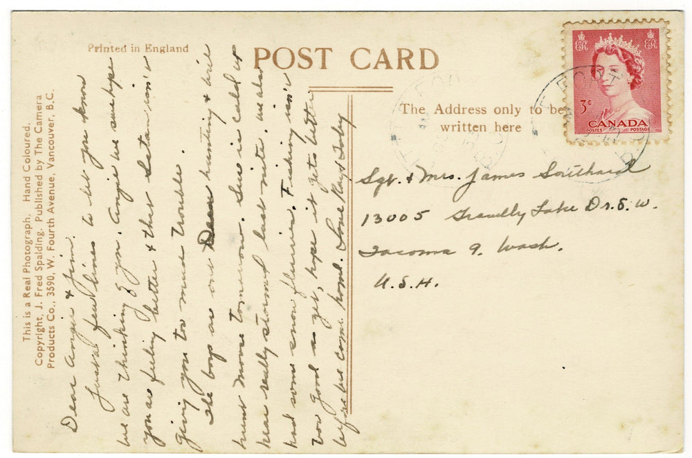 Vintage postcard.