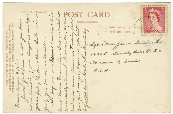 Vintage postcard.