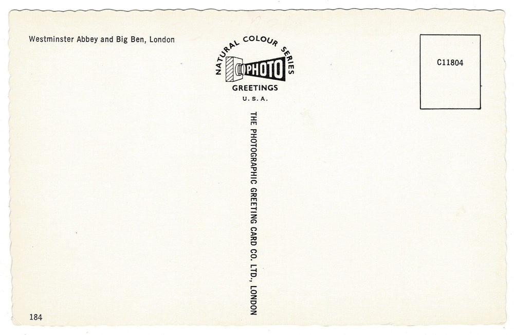 Vintage postcard.