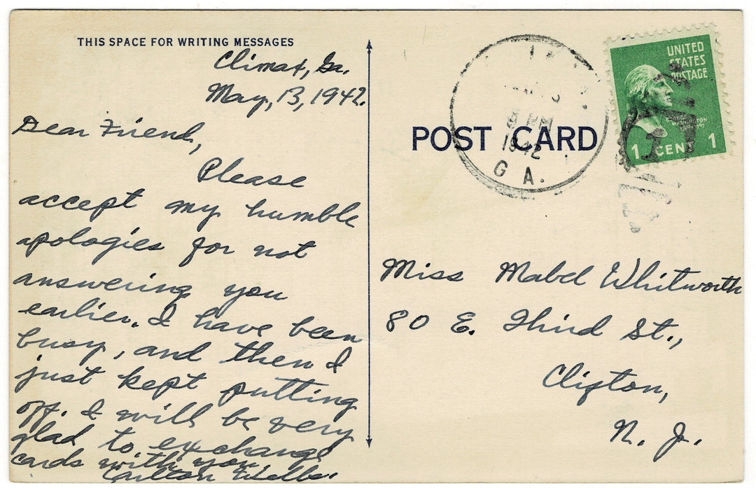 Vintage Postcard.