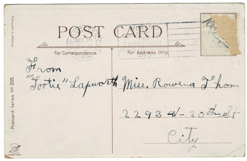 Vintage postcard.