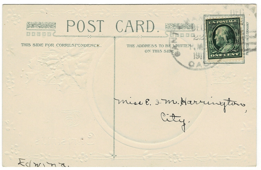 Vintage postcard.