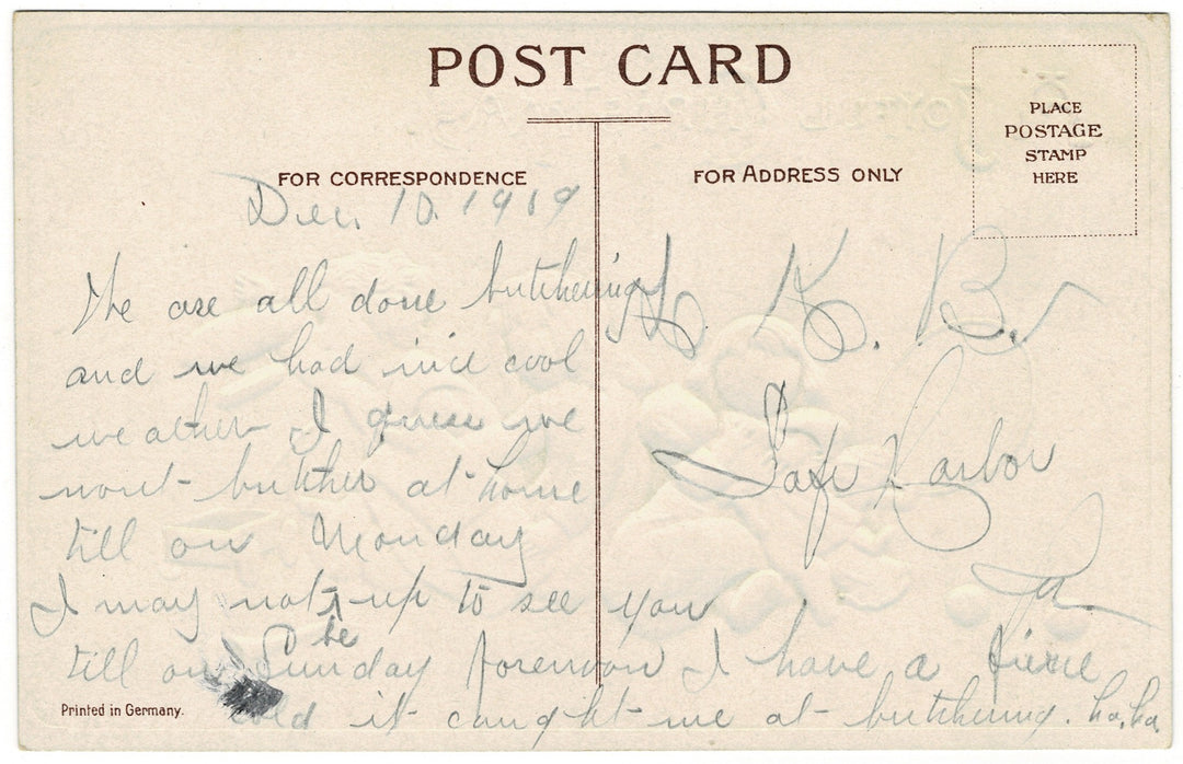 Vintage postcard.