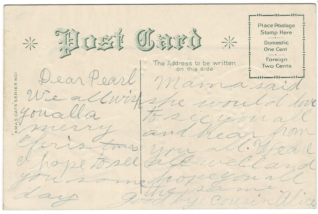 Vintage postcard.