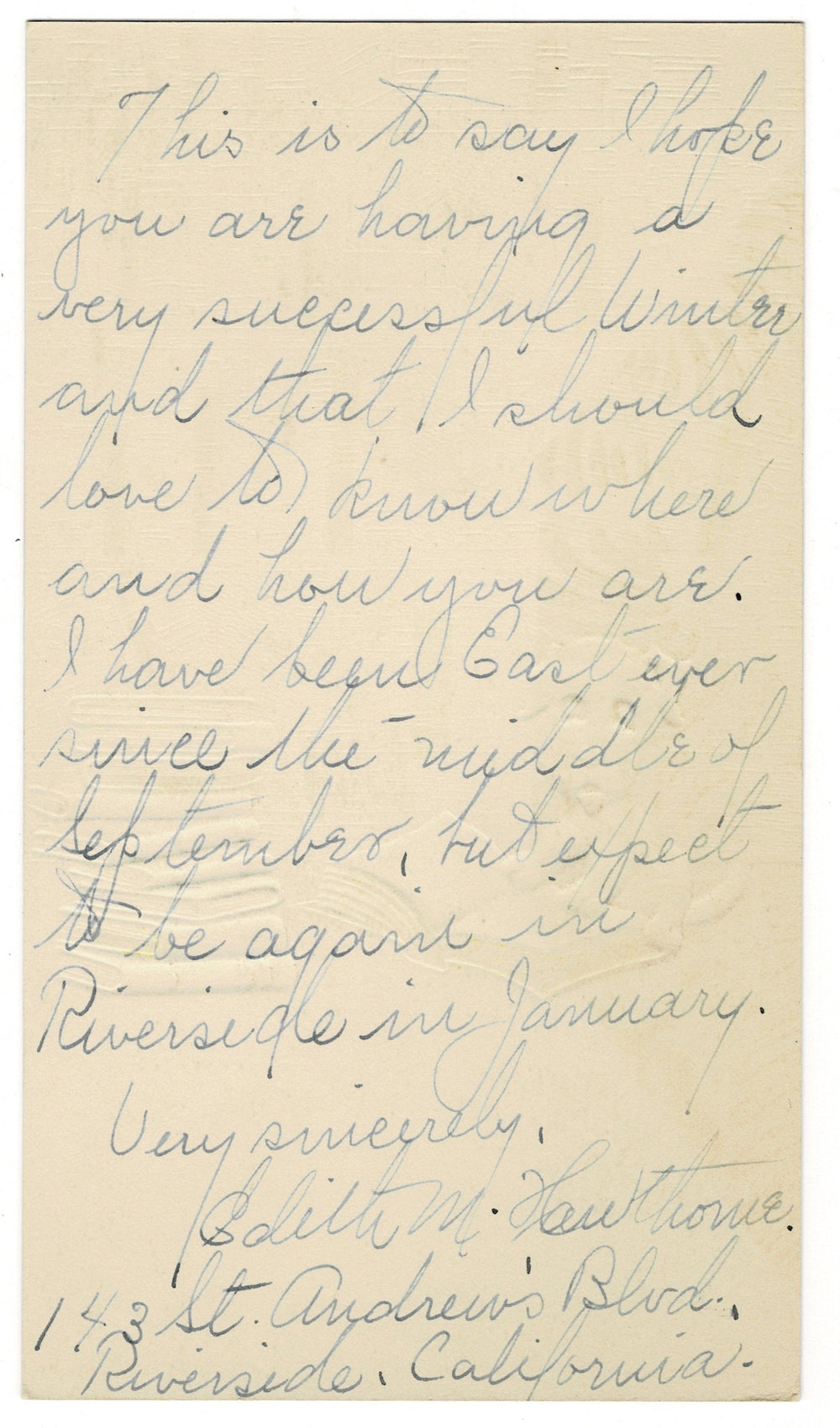 Vintage postcard.