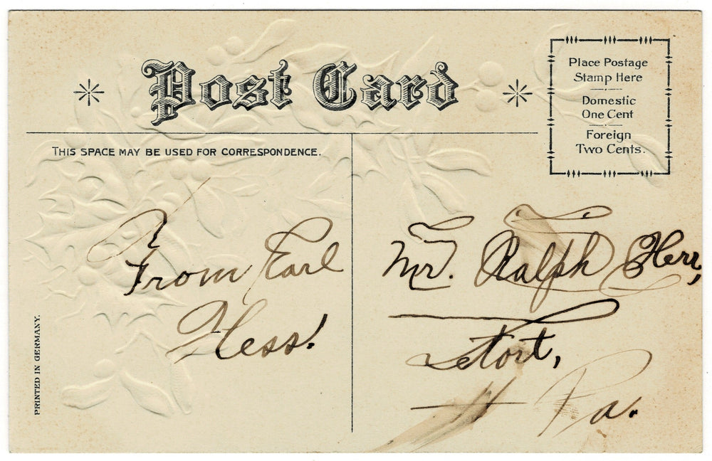 Vintage postcard.