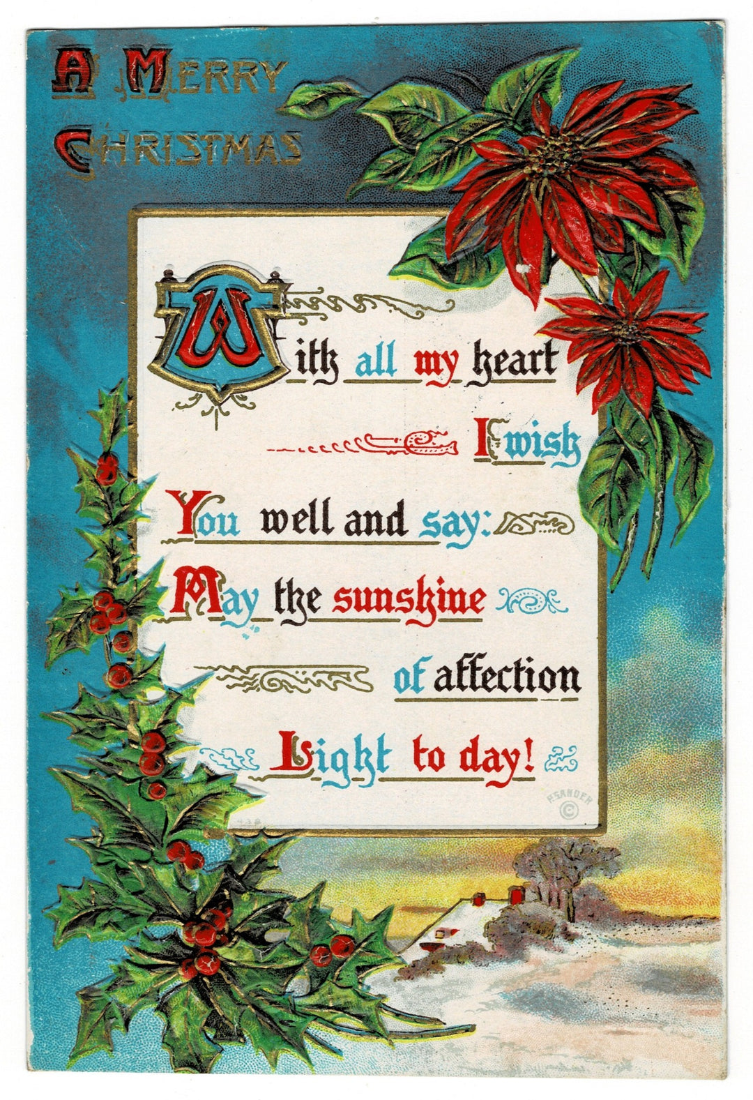 Vintage postcard.