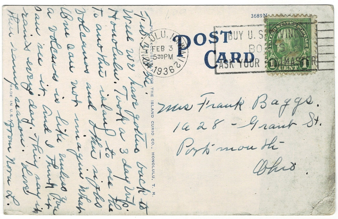 vintage postcard.