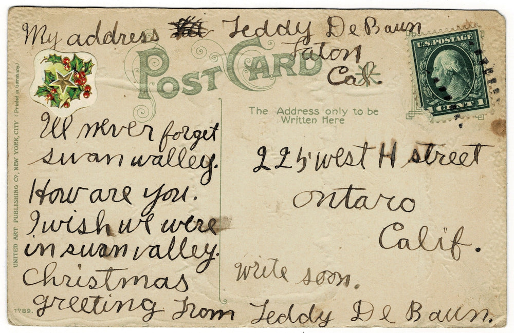 Vintage postcard.