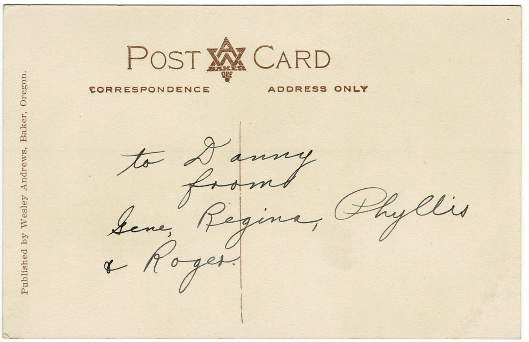 Vintage postcard.