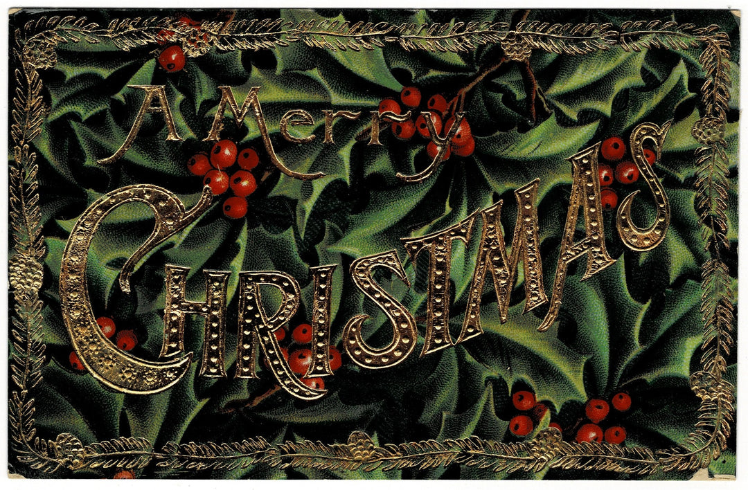 Vintage Christmas postcard.