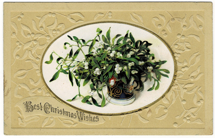 Vintage Christmas postcard.