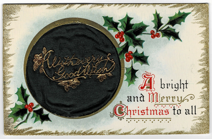   Vintage Christmas postcard.