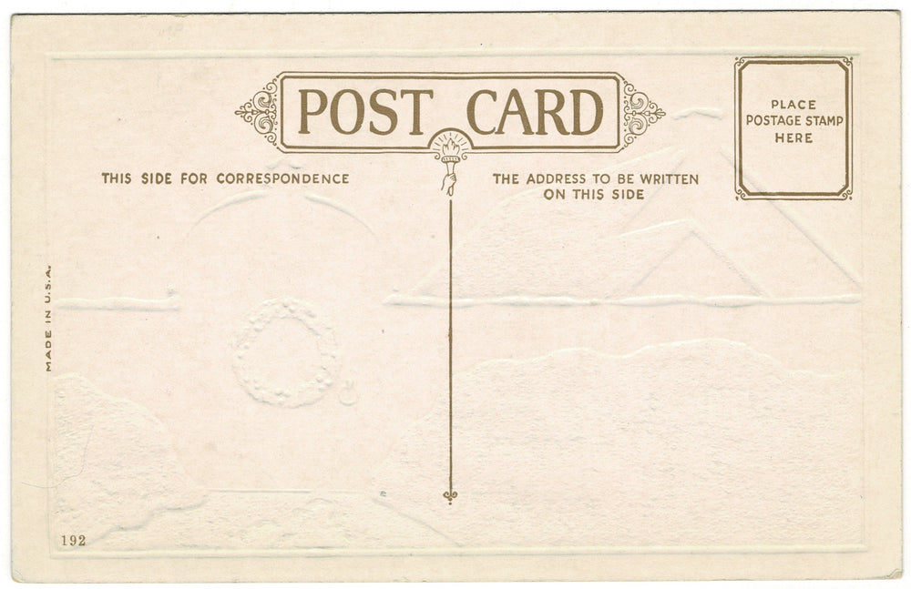   Vintage Christmas postcard.