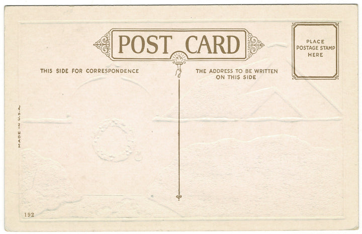   Vintage Christmas postcard.