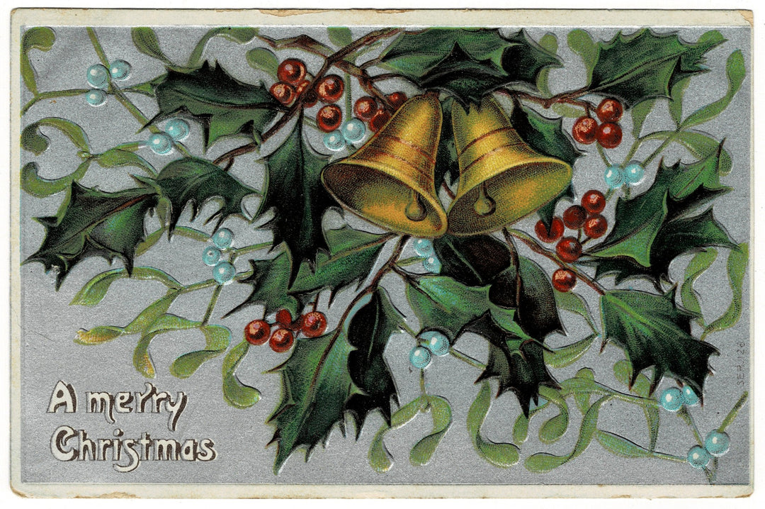   Vintage Christmas postcard.