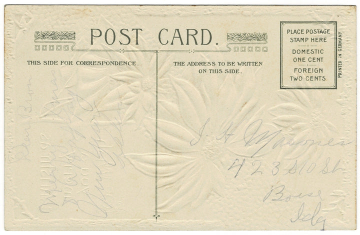Vintage Christmas postcard.