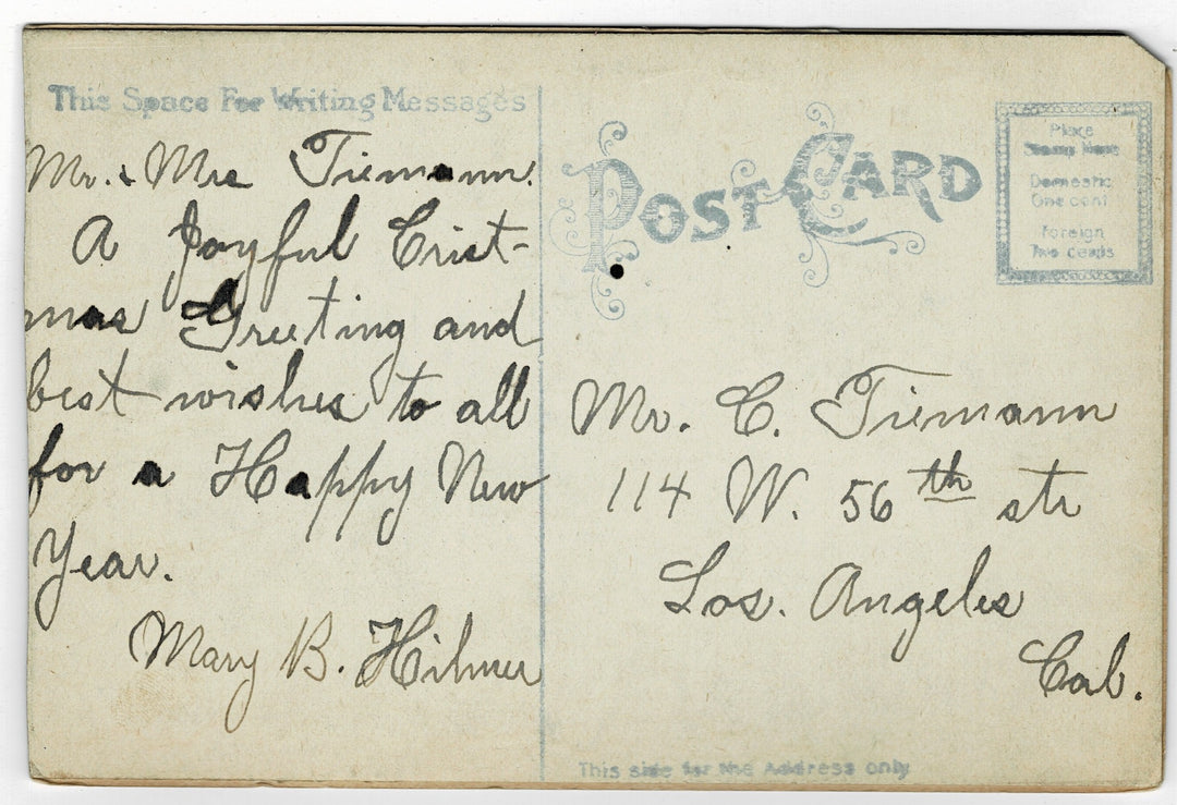 Vintage postcard.