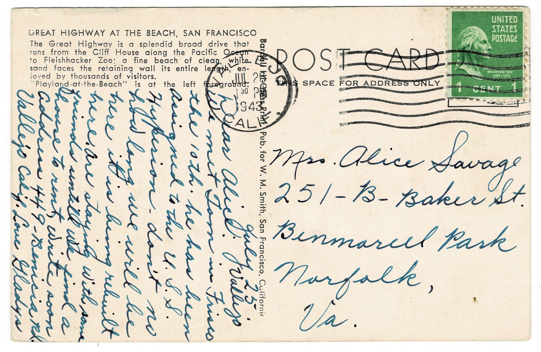 Vintage postcard.