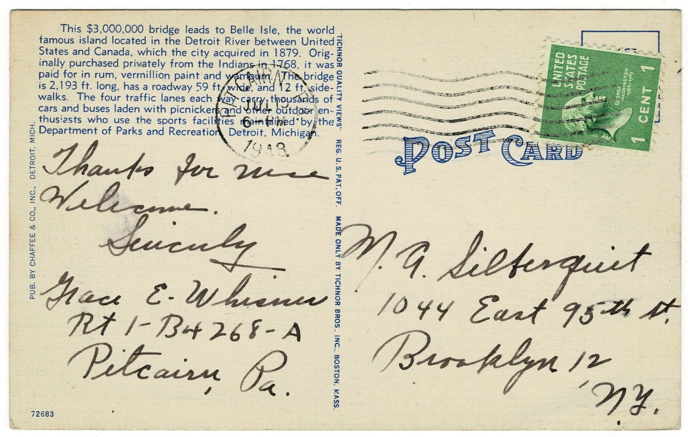 Vintage postcard.