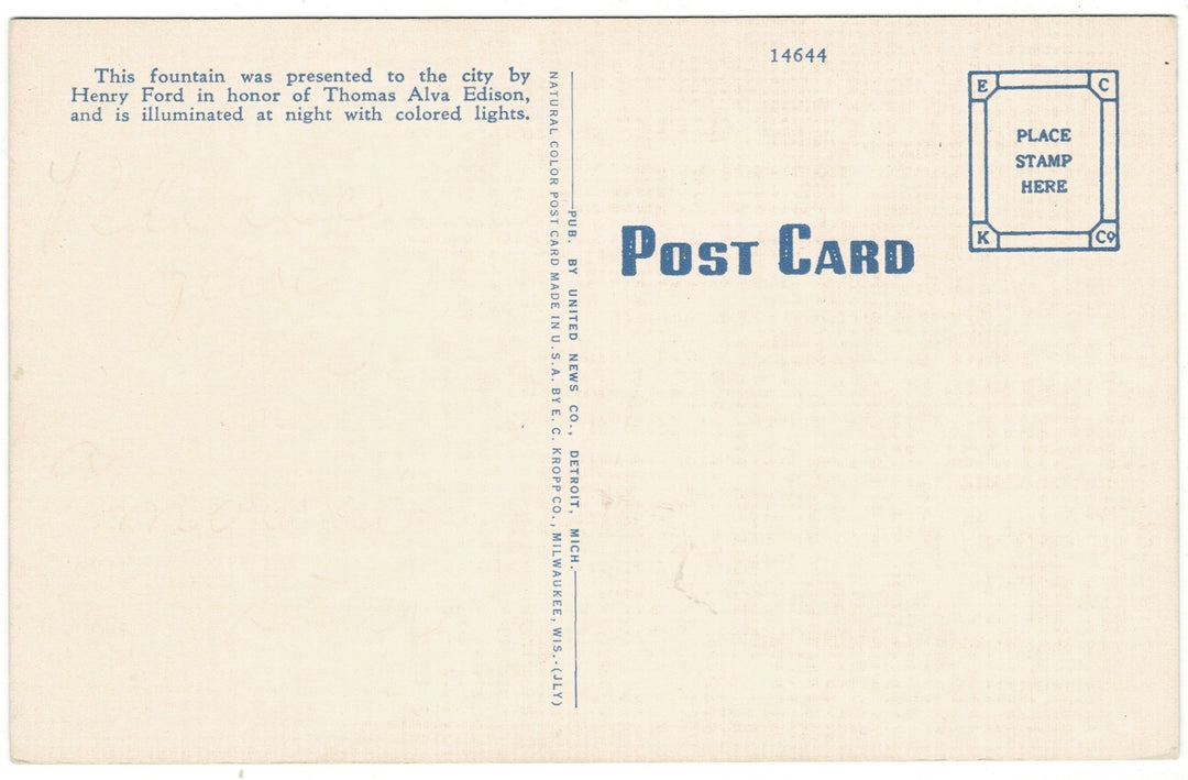 Vintage postcard.