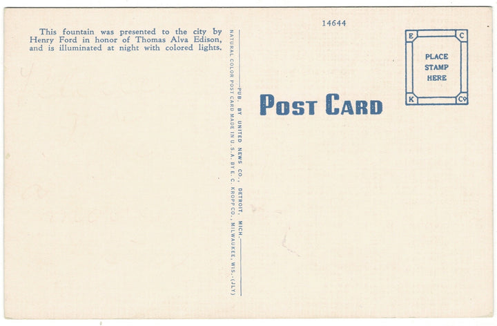 Vintage postcard.