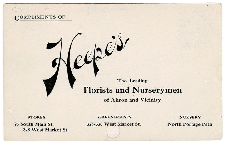 postcard, back.