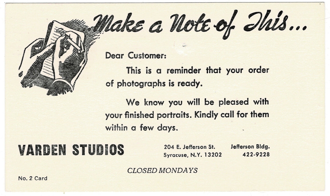 Vintage postcard postal card.