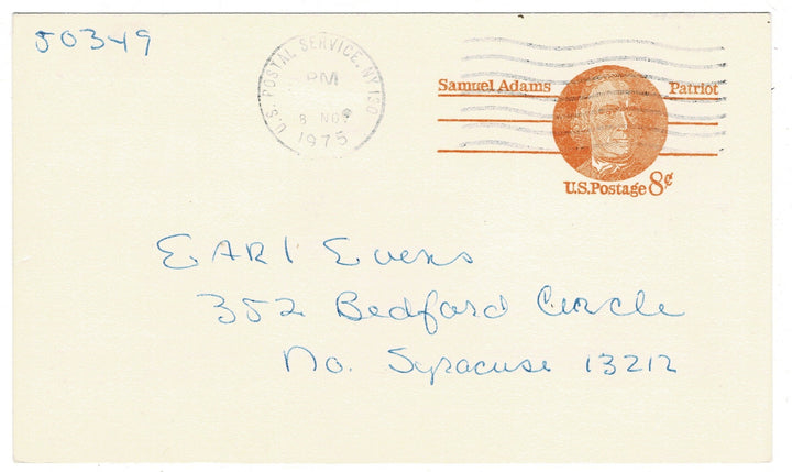 Vintage postcard postal card.