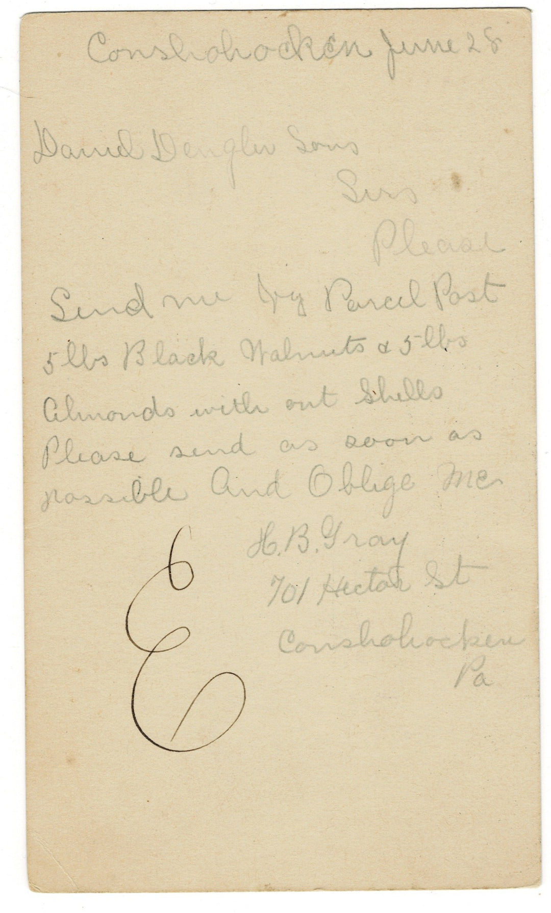 Vintage postcard postal card.
