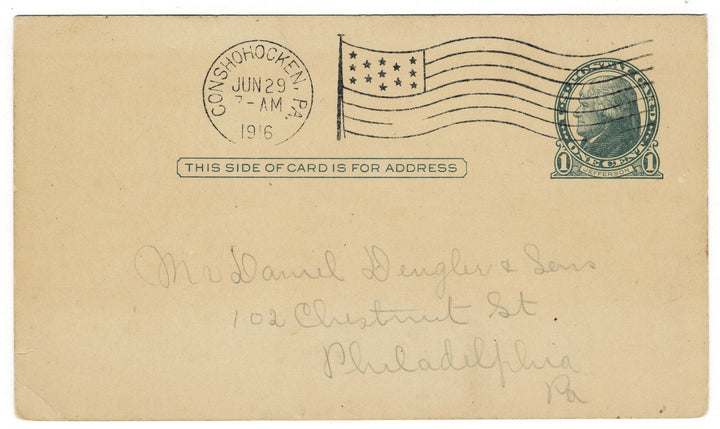 Vintage postcard postal card.