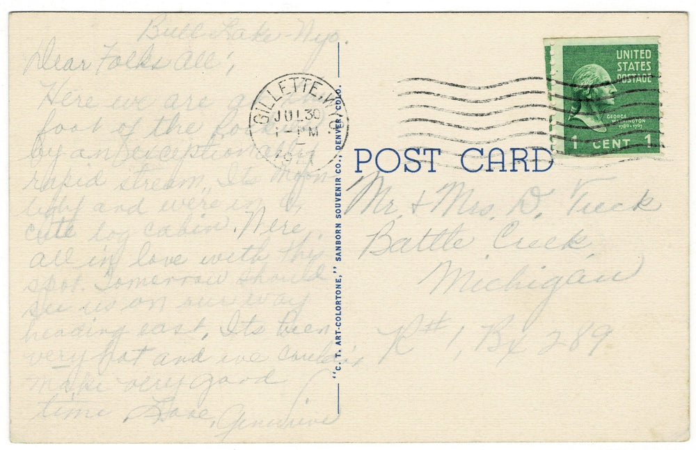 Vintage postcard.