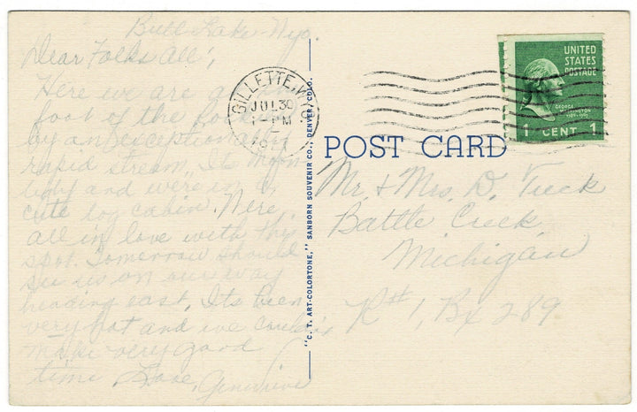 Vintage postcard.