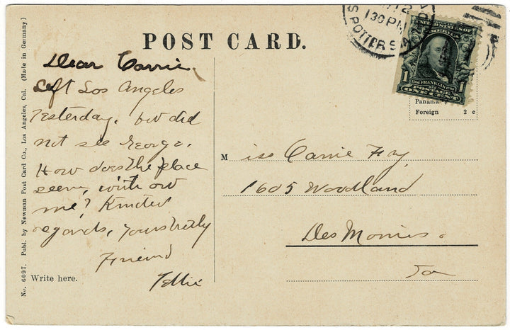 Vintage postcard.