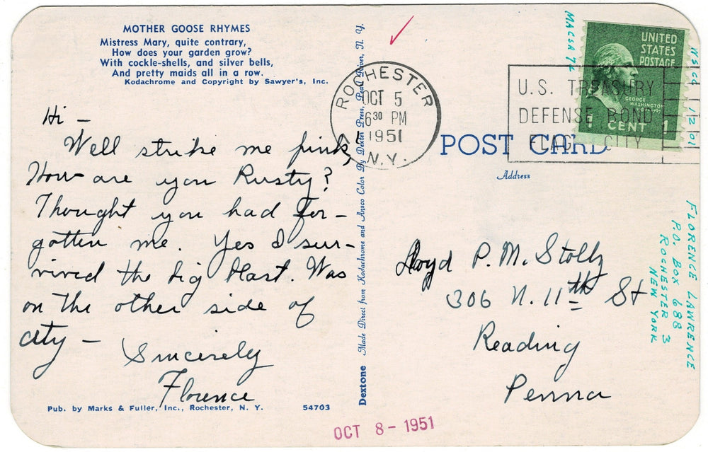 Vintage postcard Rochester New York gas explosion.