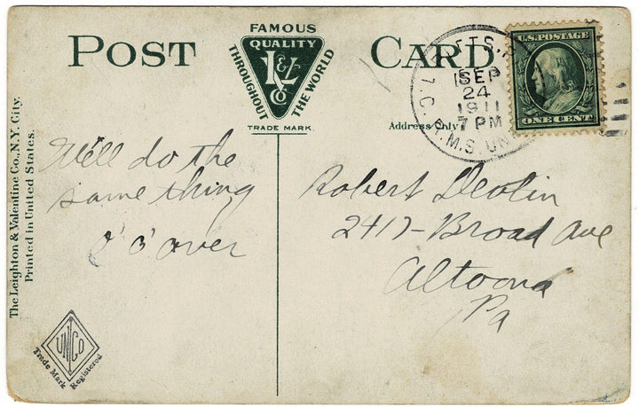 Vintage Postcard.