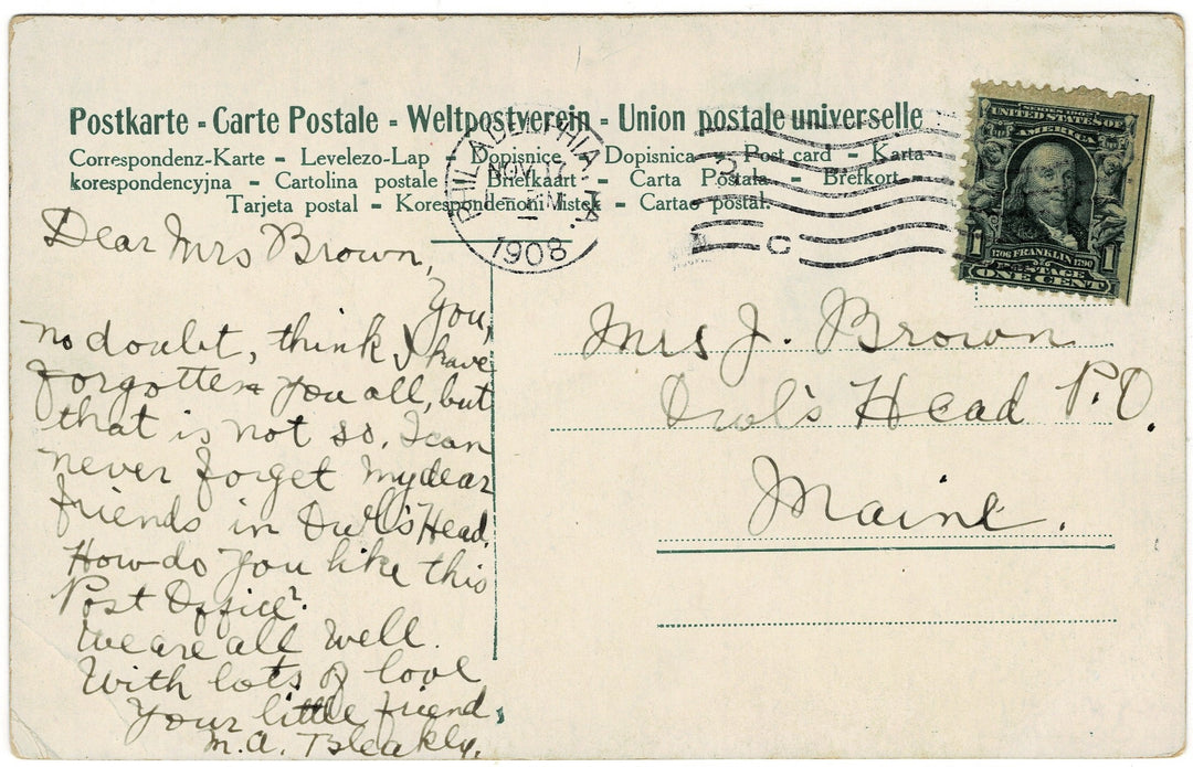 Post office.