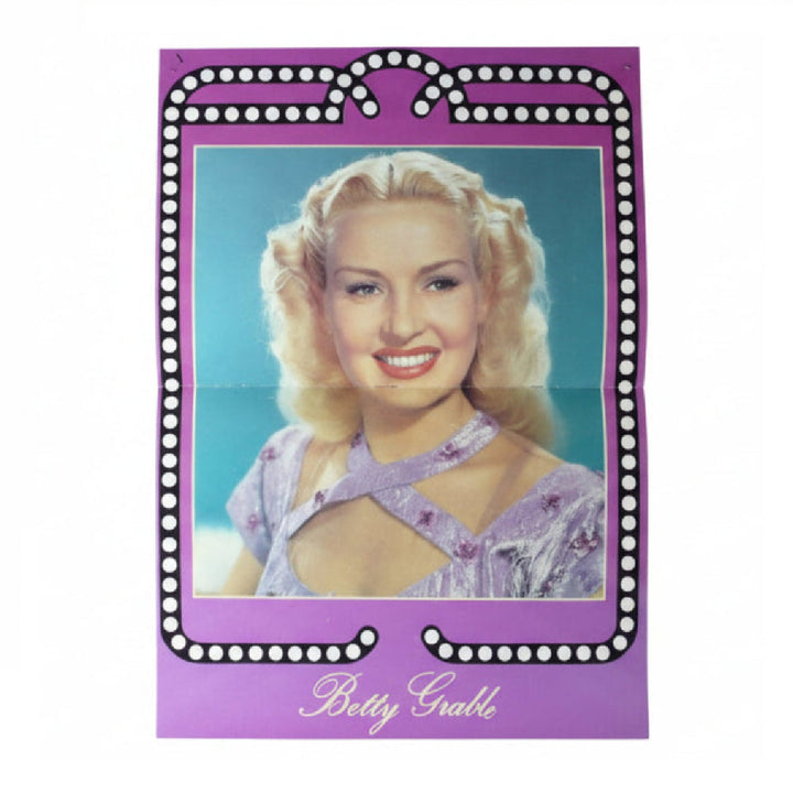 Betty Grable Magazine Centerfold Poster